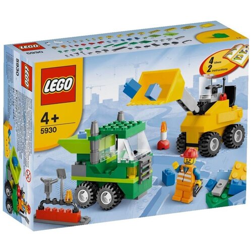 конструктор lego bricks and more 5508 роскошная коробка с кубиками 704 дет LEGO Bricks and More 5930 Строим дороги, 121 дет.
