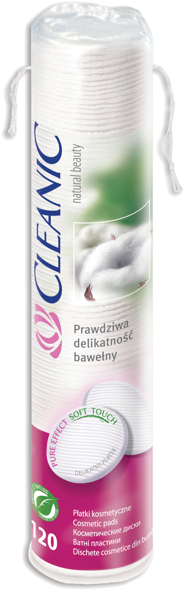 фото Ватные диски Cleanic Pure effect