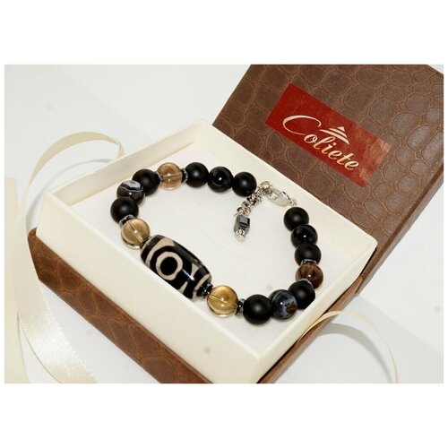 фото Славянский оберег, плетеный браслет coliete браслет из камней"талисман", гематит, 3 шт., серый