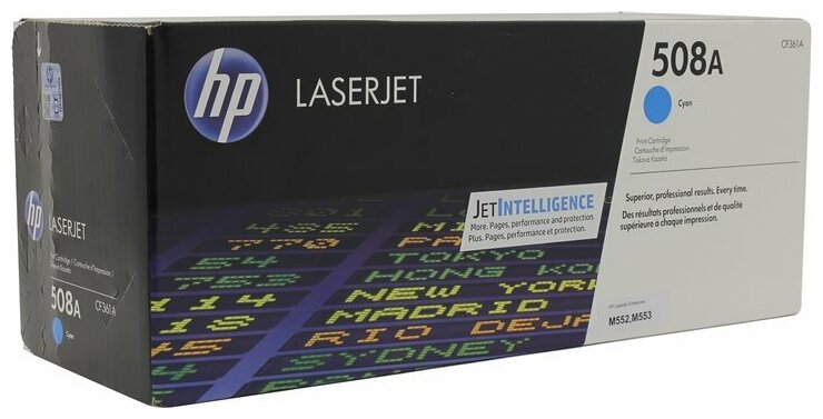 Картридж лазерный HP (CF361A) LaserJet Pro M552dn/ M553dn/ M553n/ M553x, голубой, оригинальный, ресурс 5000 страниц