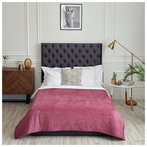 фото Плед "классика", розовый, 200*220 см bozhong home textile