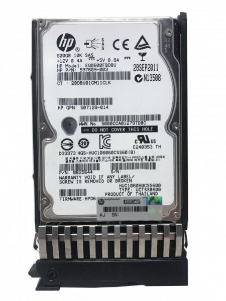 Жесткий диск HP 657620-B21 600Gb SAS 2,5" HDD