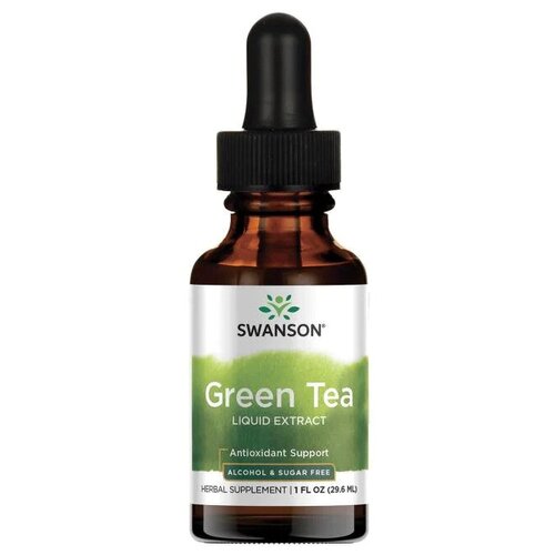 Swanson Green Tea Liquid Extract (Жидкий Экстракт Зеленого Чая) 29.6 мл (Swanson)