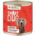 Smart Dog консервы Консервы для взрослых собак и щенков кусочки говядины с морковью в нежном соусе 22ел16 43737, 0,24 кг (2 шт)