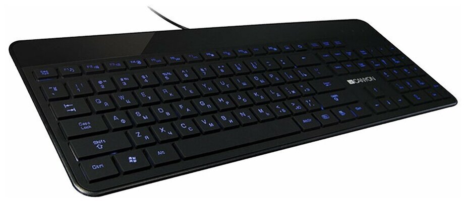 Клавиатура Canyon CNS-HKB5RU, USB, черный