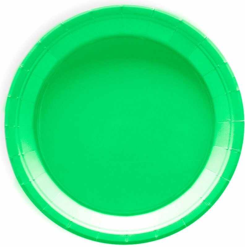 Тарелки (7'/18 см) Мастхэв Зеленый 6 шт.