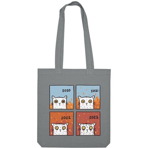 фото Сумка шоппер us basic, серый