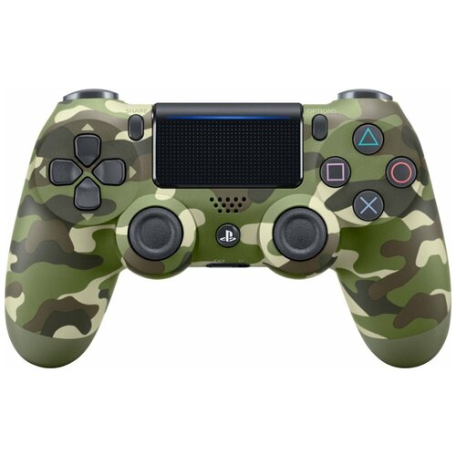 фото Геймпад sony dualshock 4 v2 cuh-zct2e, зеленый камуфляж