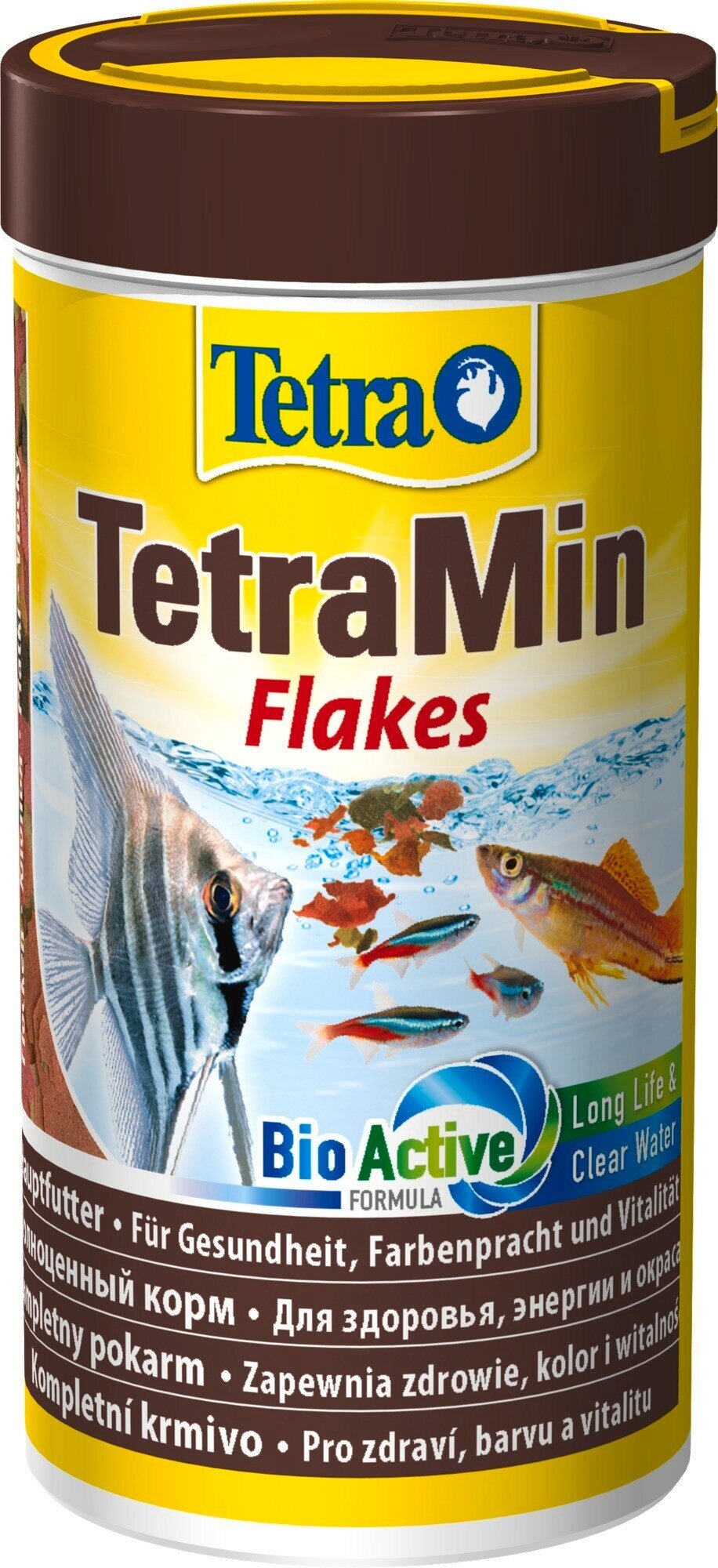 Корм Tetra TetraMin Flakes 250 мл, хлопья для всех видов рыб