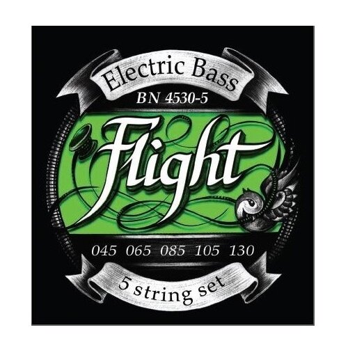фото Flight bn4530-5 струны для бас-гитары