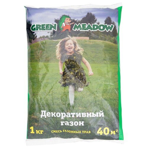 Семена газона декоративный стандартный газон, 1 кг, GREEN MEADOW