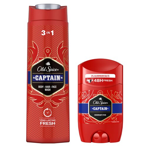 Old Spice Набор Captain 3в1 48h