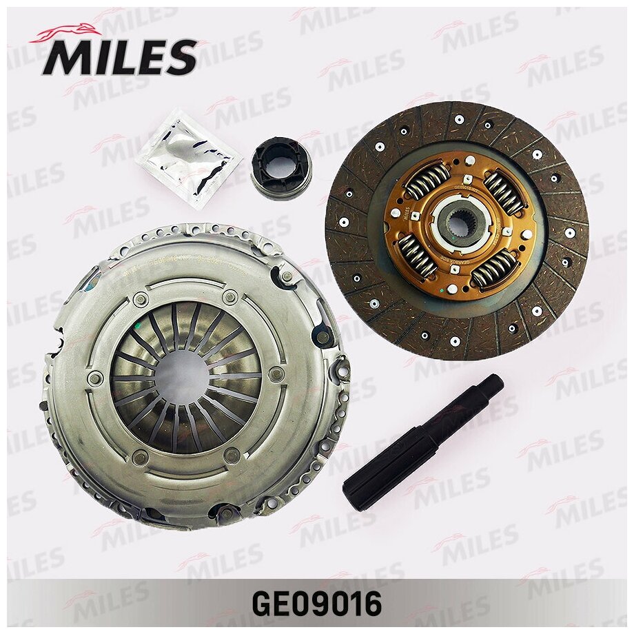 MILES Сцепление комплект (SKODA OCTAVIA (1Z), VW PASSAT (3C), POLO SEDAN (10- )) (LUK 622333600) GE09016