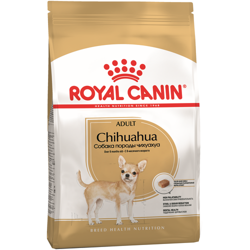 royal canin chihuahua adult полнорационный сухой корм для взрослых собак породы чихуахуа 500 г Сухой корм для собак для ухода за зубами Royal Canin Chihuahua Adult 1 уп. х 10 шт. х 500 г