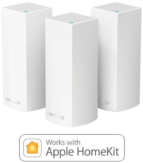 Комплект роутеров Linksys Velop AC6600 Mesh Wi-Fi System 3 шт Белый WHW0303-EU