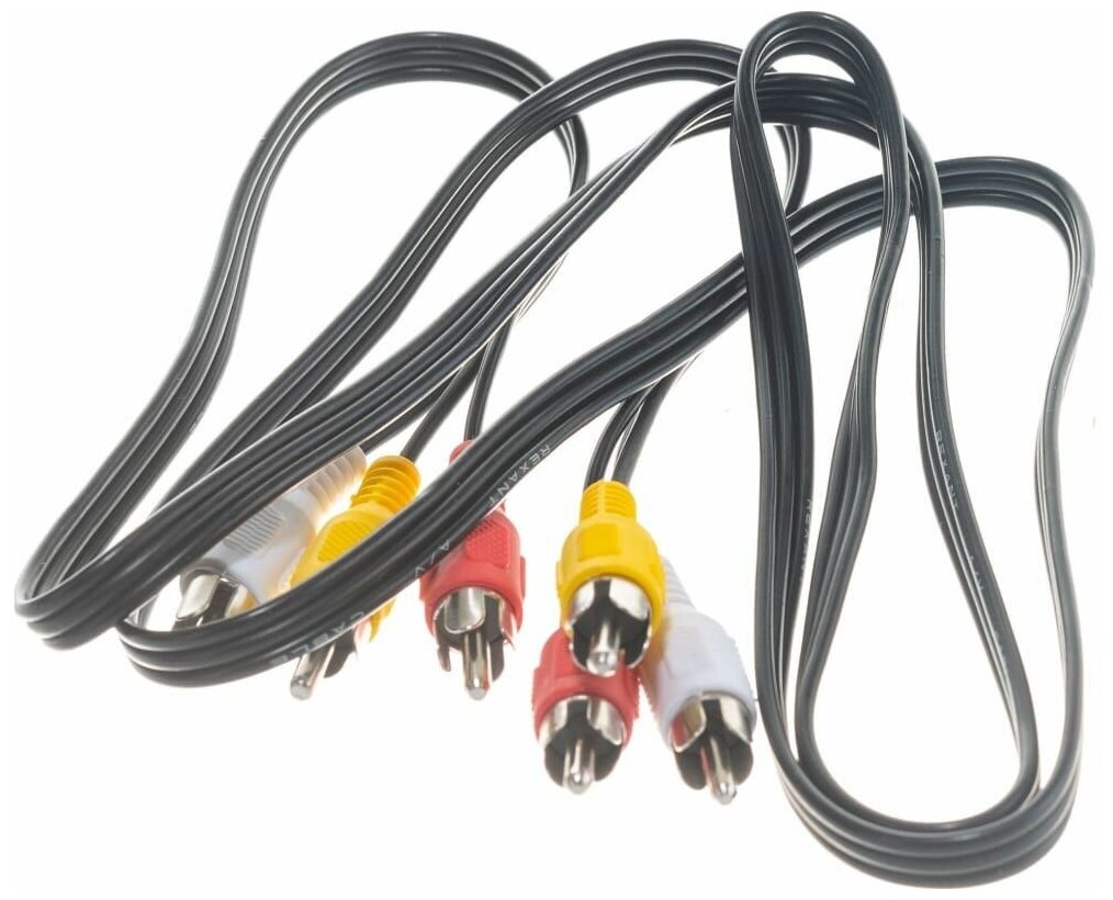 Кабель видео 3xRCA - 3xRCA Rexant 17-0204 (1 штука) 3.0m — фото 1