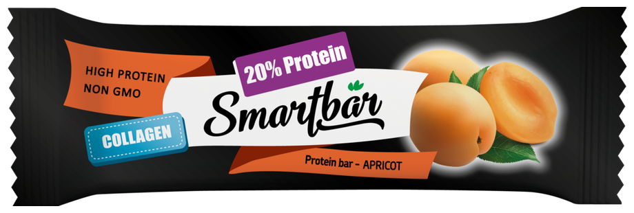 Батончик протеиновый SmartBar Protein «Абрикос в йогуртовой глазури», 40 г - фотография № 2