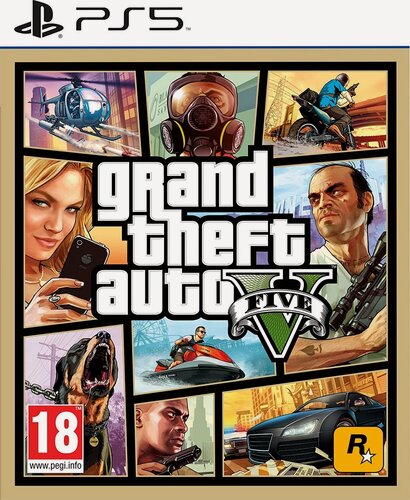 Изображение товара Grand Theft Auto V (PS5, русские субтитры)