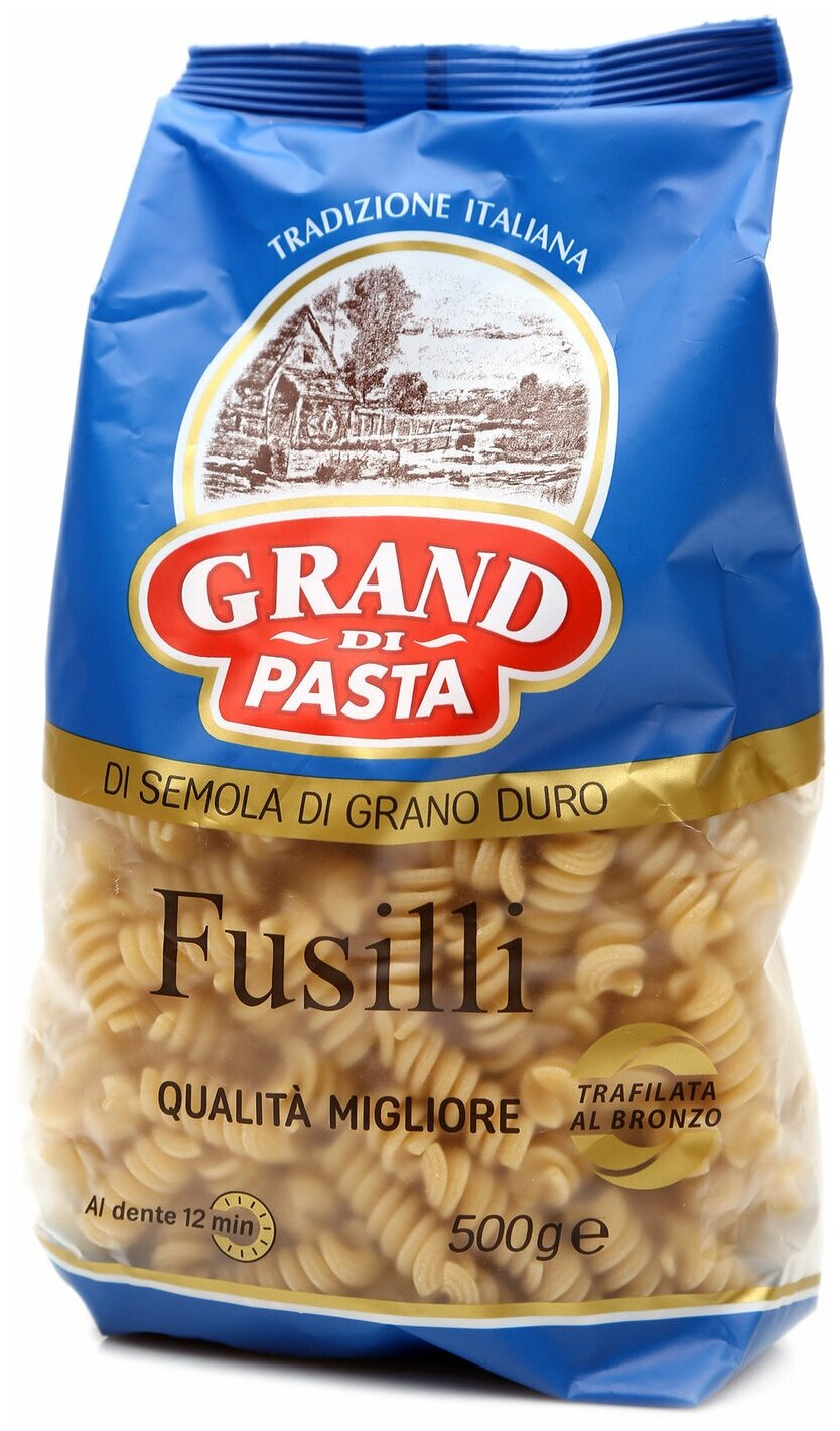 Спирали Grand Di Pasta Фузилли 500г - фотография № 5