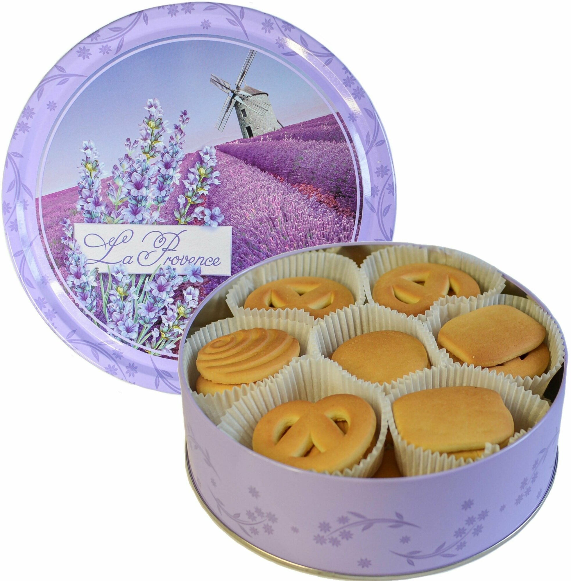Подарочный набор сладостей из печенья, шоколада и мини-рожков в подарочной упаковке - фотография № 2
