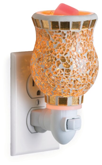 Candle Warmers / Аромасветильник розеточный Позолоченное стекло Plug in- Gilded Glass