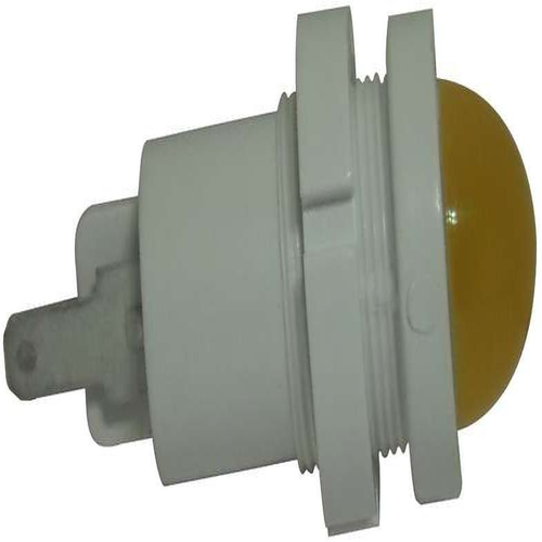 Лампа коммутаторная светодиодная СКЛ12-2-220 желтая | код 35 | Каскад-Электро (8шт. в упак.)