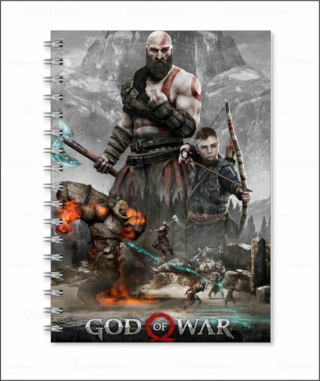 Тетрадь God of War - Бог войны № 12