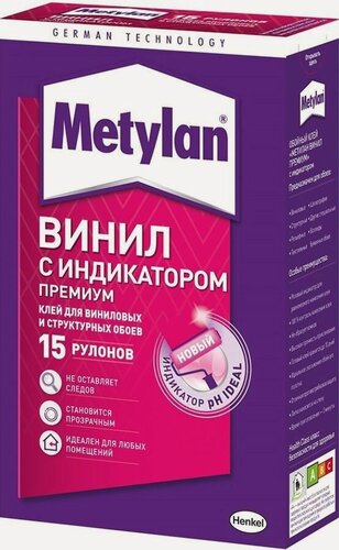 Изображение товара Метилан Винил Премиум с индикатором клей обойный (500г)
