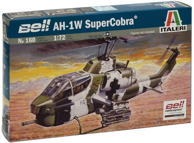 ITALERI Сборная модель вертолет AH-1W SUPER COBRA 1:72 (160)