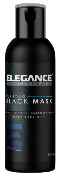 Elegance Маска пленка черная очищающая Black Peel-Off Facial Mask, 250 мл