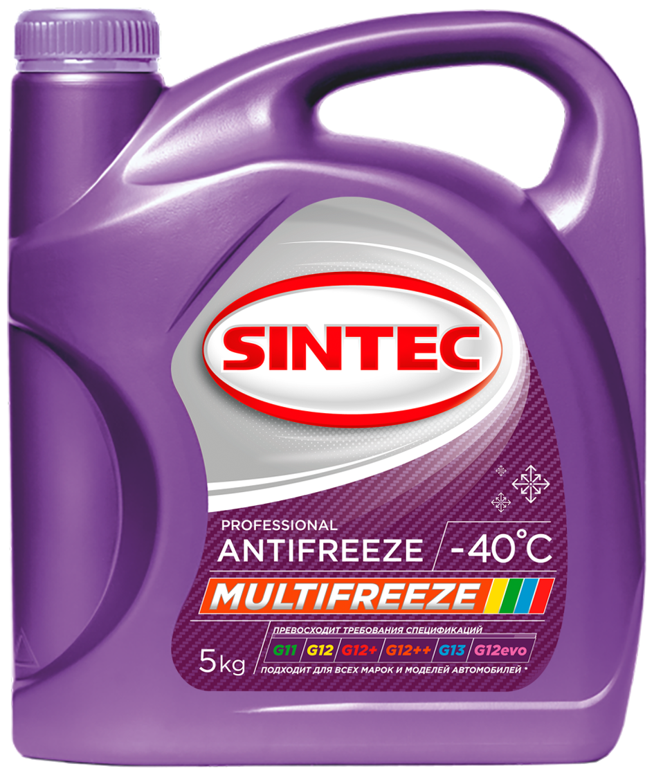 Антифриз SINTEC MULTIFREEZE (-40) 10кг 800541