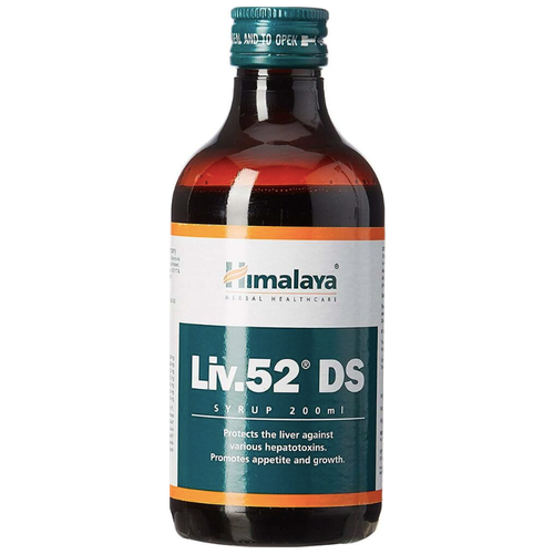 Сироп Лив 52 ДС Хималая (Liv.52 DS Syrup Himalaya) для печени, при циррозе, гепатите, анемии, 200 мл