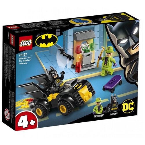 Конструктор LEGO DC Super Heroes 76137 Бэтмен и ограбление Загадочника, 59 дет.