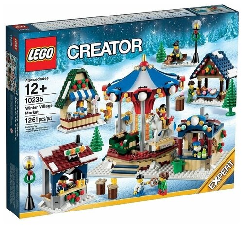 Конструктор LEGO Creator 10235 Зимний деревенский рынок, 1261 дет.