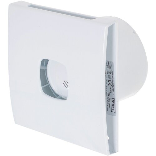 Вентилятор осевой вытяжной Equation D120 мм 31 дБ 190 мч обратный клапан цвет белый 4775₽