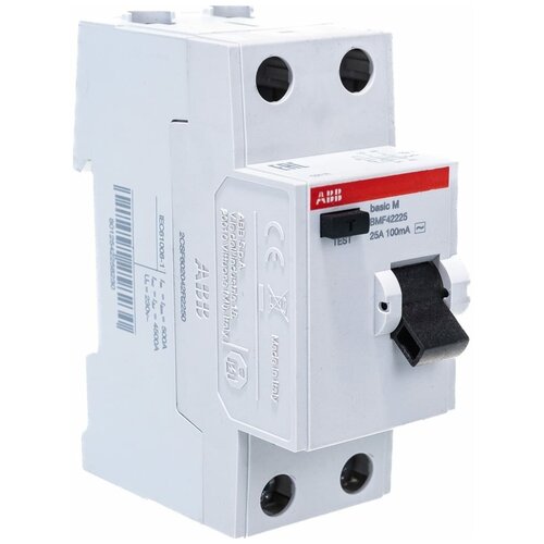 ABB УЗО ABB Basic M 2P 25A 100мA тип AC, BMF42225