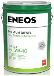 Синтетическое моторное масло ENEOS Premium Diesel CI-4 5W-40, 20 л