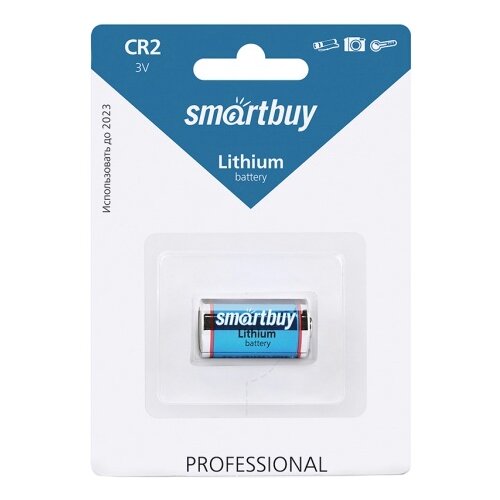 Батарейка SmartBuy CR2, в упаковке: 1 шт.