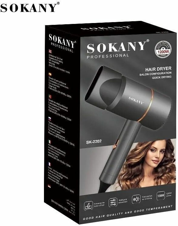 Фен профессиональный SOKANY SK-2202 - фотография № 2