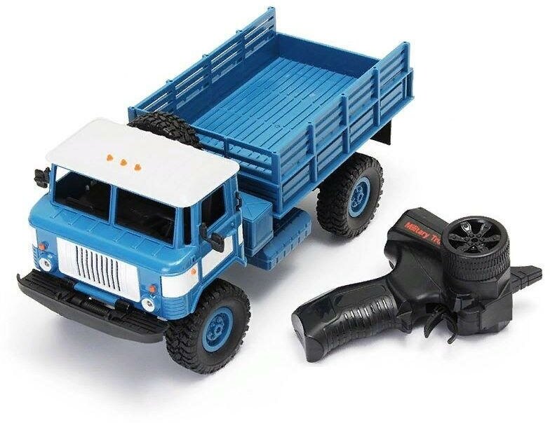 Радиоуправляемая машина WPL Газ 66 грузовая 4WD RTR масштаб 1:16 2.4G - WPLB-24-R-Blue