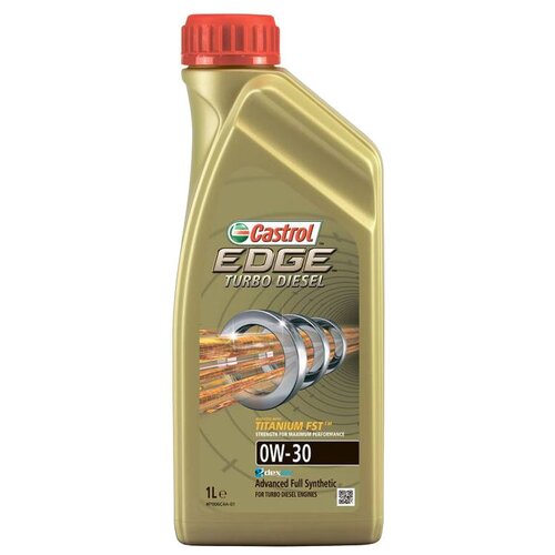 фото Синтетическое моторное масло castrol edge turbo diesel 0w-30 1 л