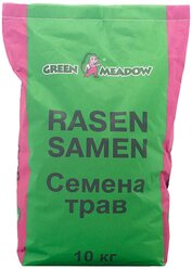 Смесь семян для газона GREEN MEADOW Декоративный газон для затененных мест, 10 кг