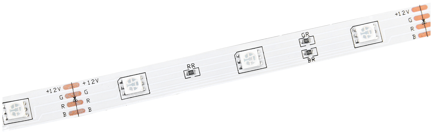 Лента светодиод LSR-5050 7,2Вт 30Led RGB 12В мультиколор IP20 3м IEK (1/20) - фотография № 2