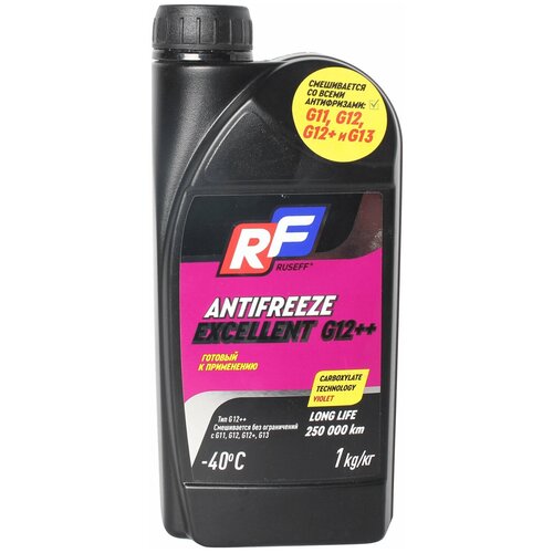 Антифриз G12++ Ruseff Antifreeze Excellent 1кг RUSEFF арт. 17361N