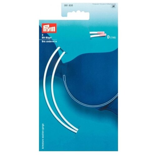 Prym Косточки для бюстгальтера размер D (110) 991808, белый, (2 шт.) prym чашечки для купальников размер b 992301 белый 2 шт