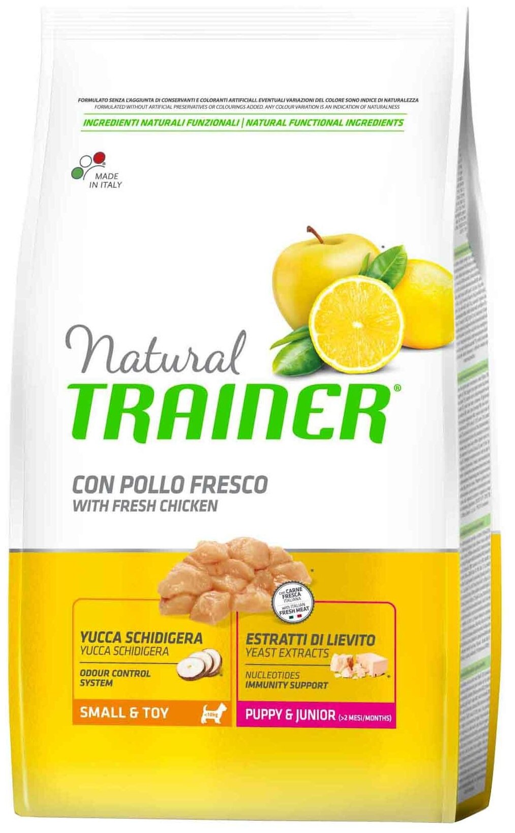 TRAINER 800гр Корм для щенков мелких и миниатюрных пород Trainer Natural