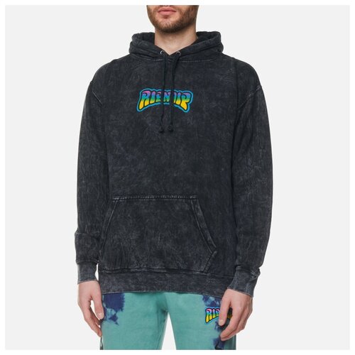 фото Мужская толстовка ripndip psychedelic garden hoodie чёрный, размер m
