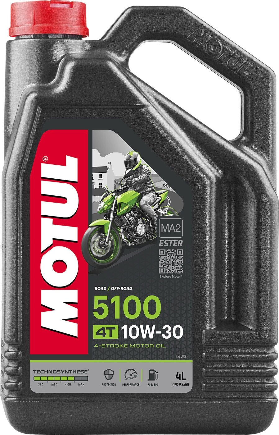 Моторное масло MOTUL 5100 4T 10W30 4л, 104063