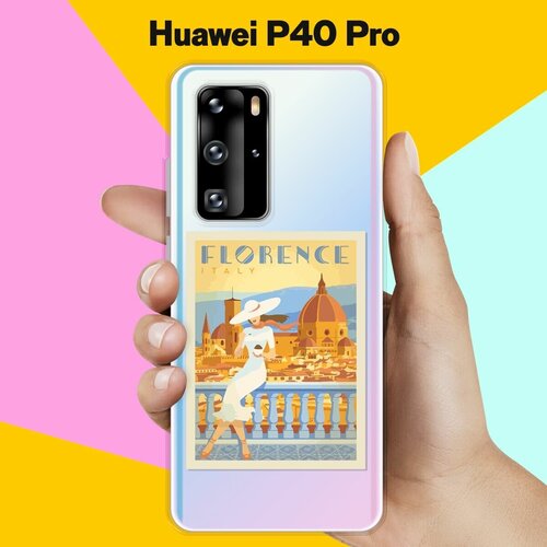 Силиконовый чехол на Huawei P40 Pro Флоренция / для Хуавей П40 Про силиконовый чехол флоренция на huawei p40 pro