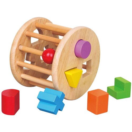 Развивающая игрушка Viga Цилиндр 54123, 7 дет., разноцветный